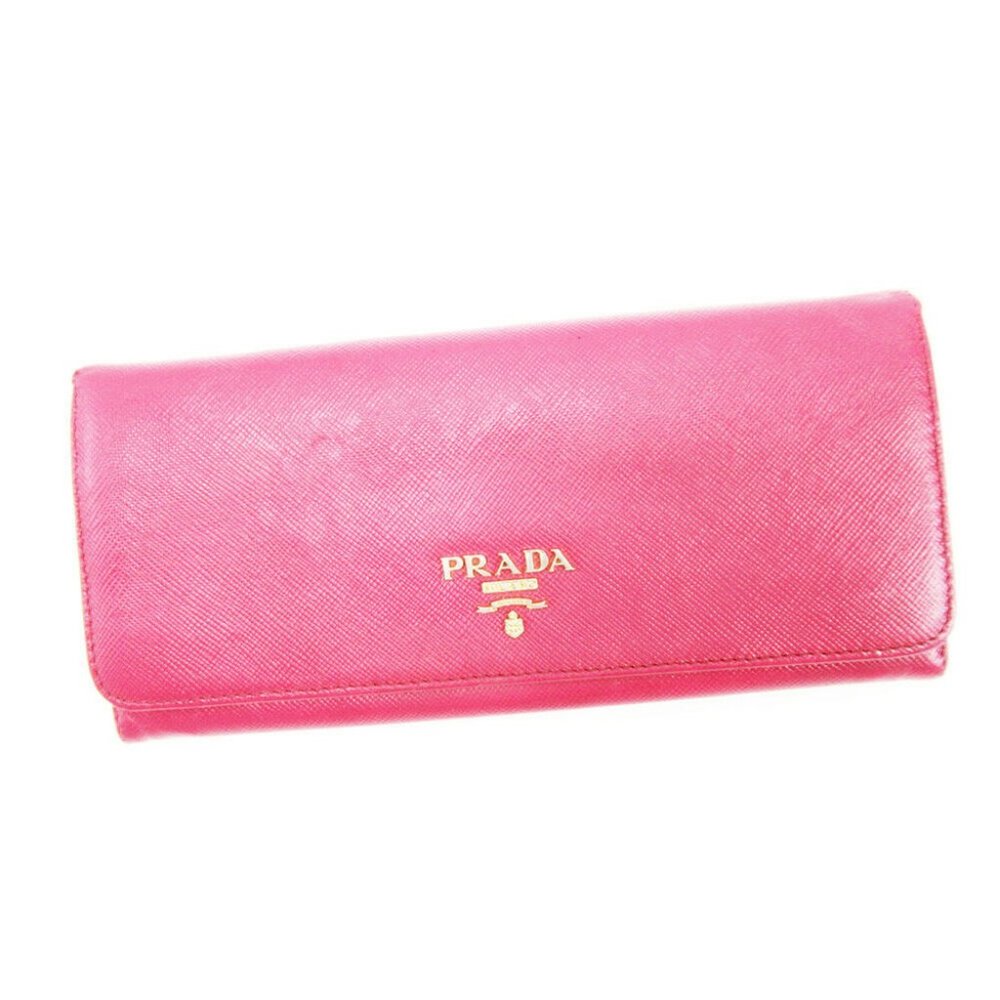Authentic PRADA purse pink leather